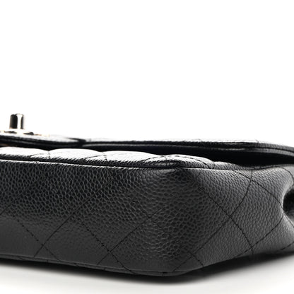 Chanel Caviar Quilted East West Flap Black 10 of 11