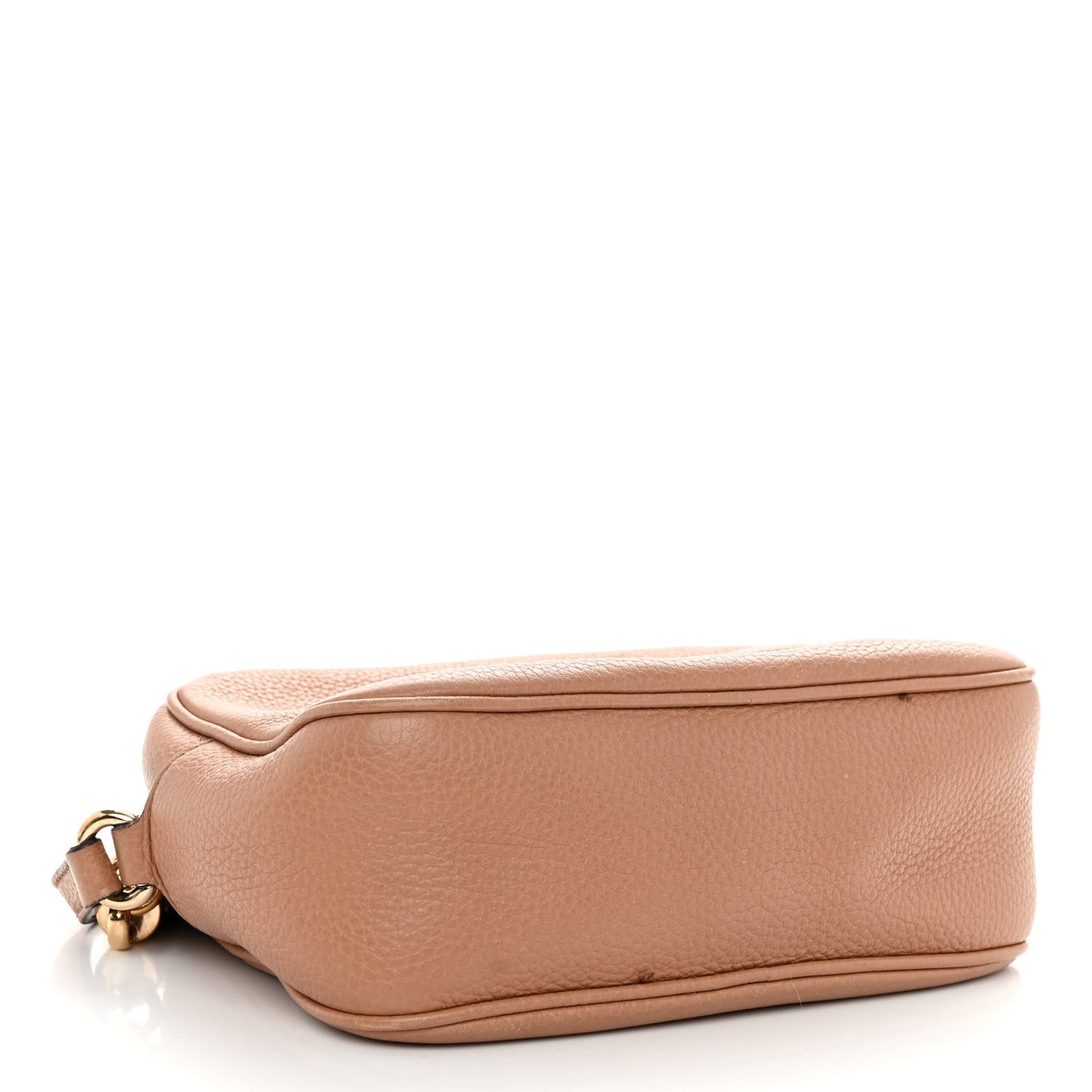 Pebbled Calfskin Small Soho Disco Bag Camelia