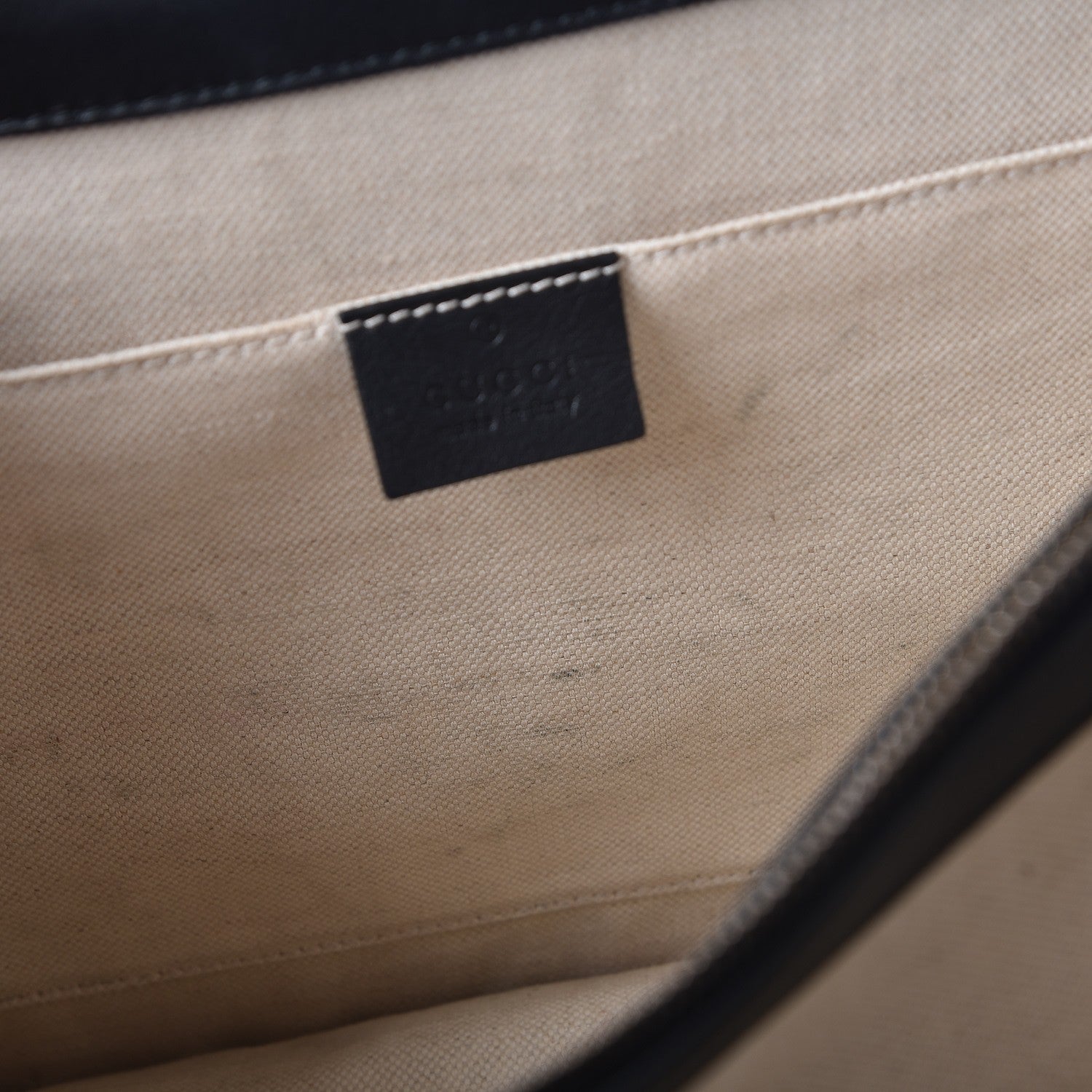 Gucci Moon Calfskin Web Large Dionysus Bamboo Top Handle Bag Black 19 of 21