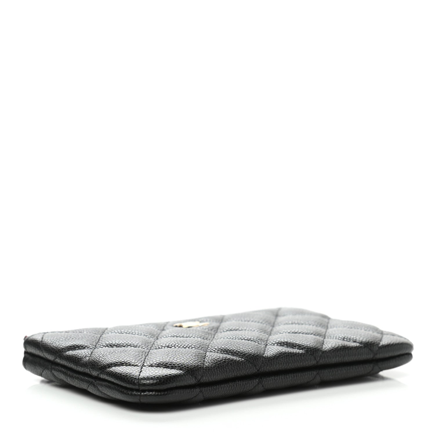 Chanel Caviar Quilted Small Cosmetic Case Black 4 of 9