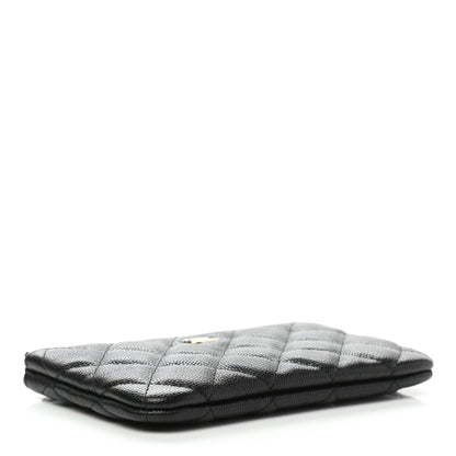 Chanel Caviar Quilted Small Cosmetic Case Black 4 of 9