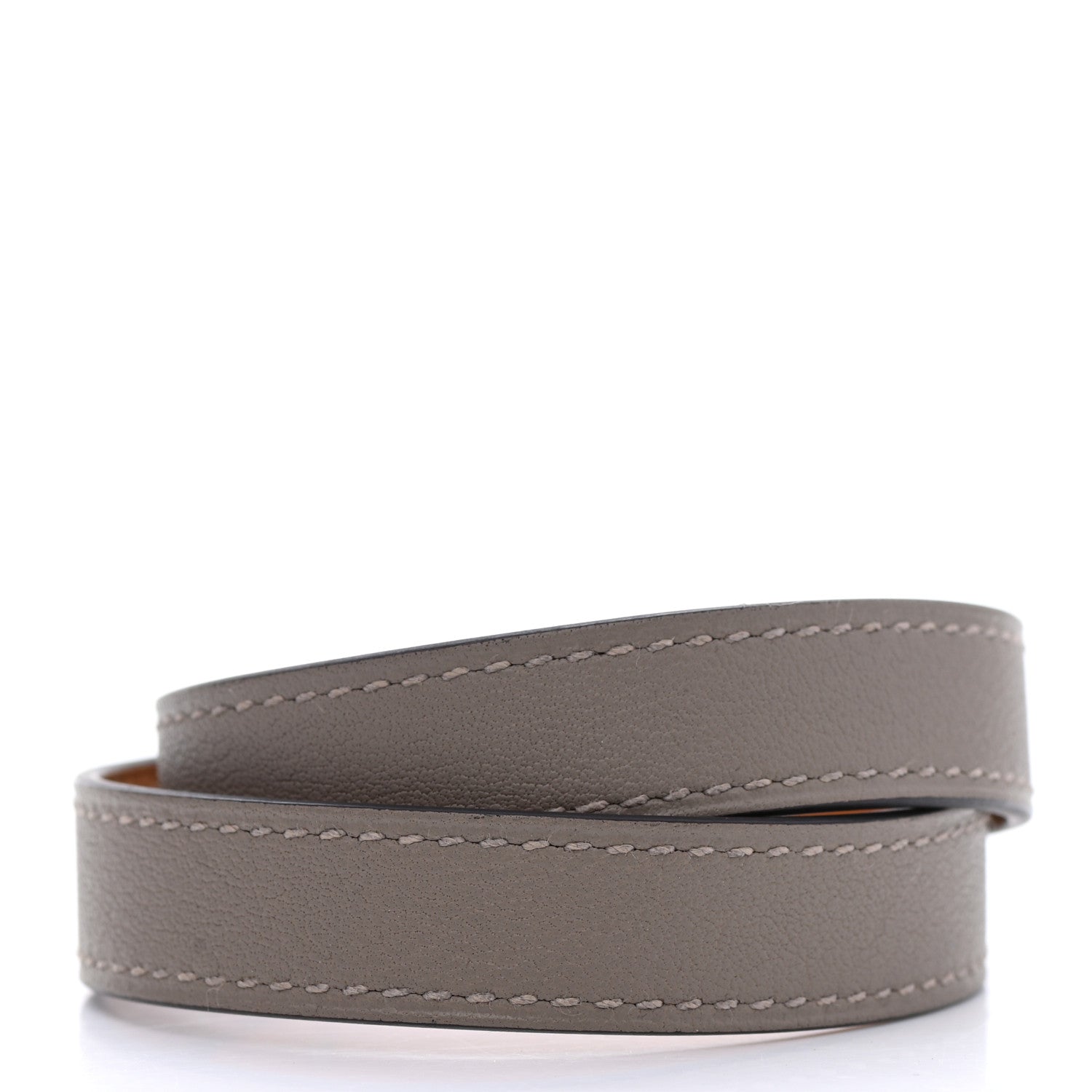 Hermes Swift Kelly Double Tour Bracelet T2 Etain 3 of 6