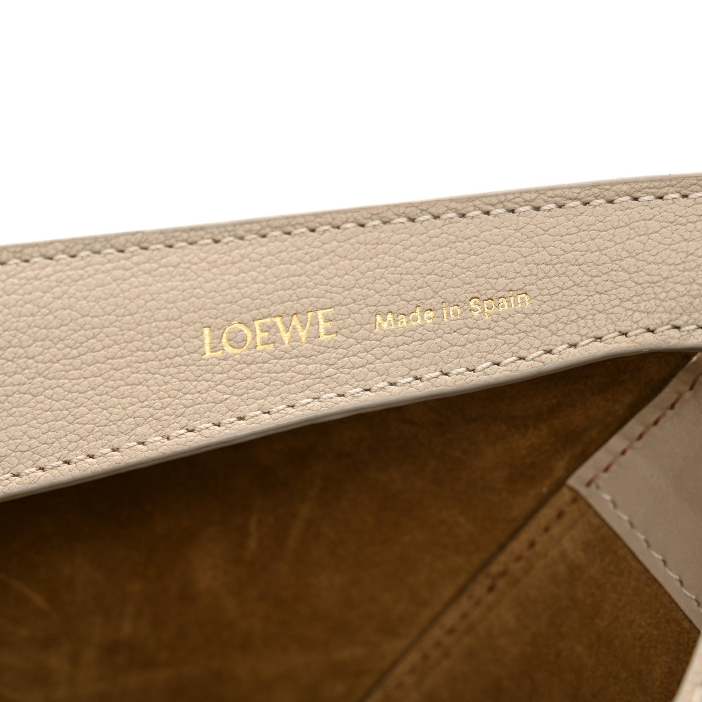 Satin Calfskin Jacquard Small Luna Bag Oat