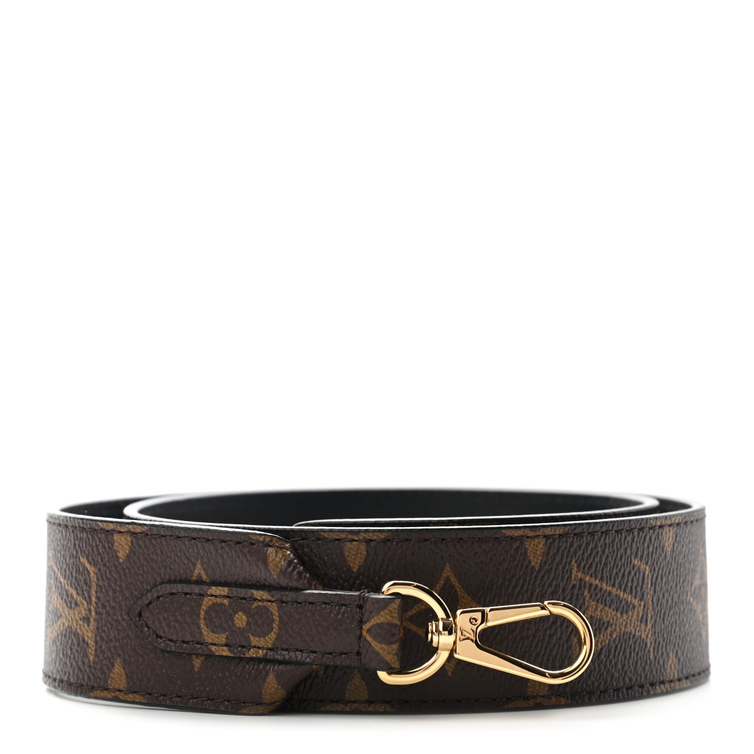 Louis Vuitton Monogram Bandouliere Shoulder Strap Black 1 of 6