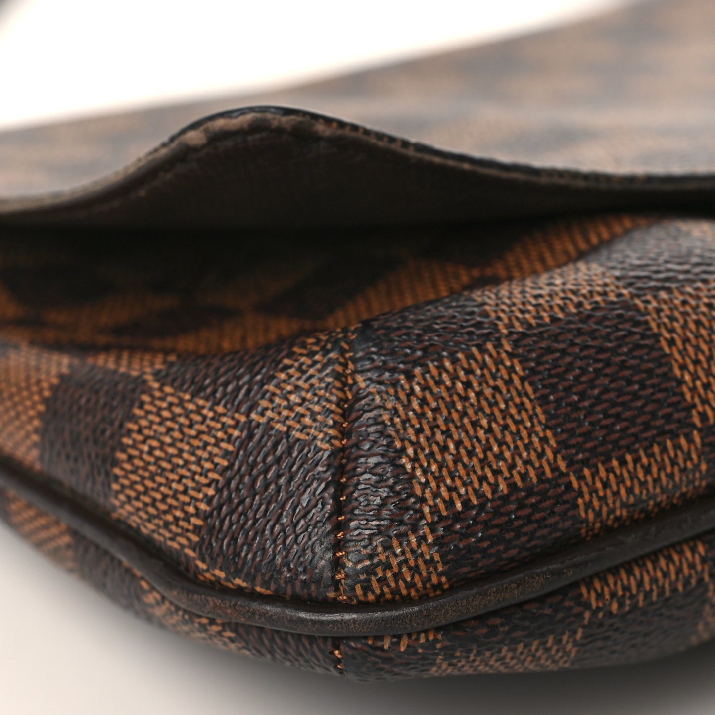 Damier Ebene Musette Tango Long Strap