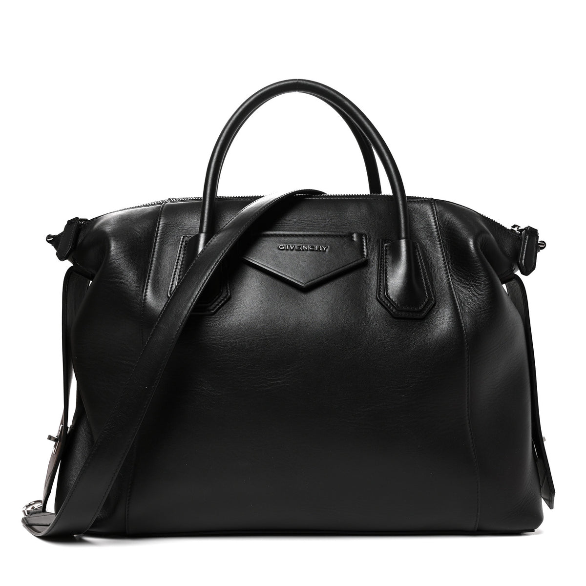 Givenchy Smooth Calfskin Medium Soft Antigona Black 1 of 9