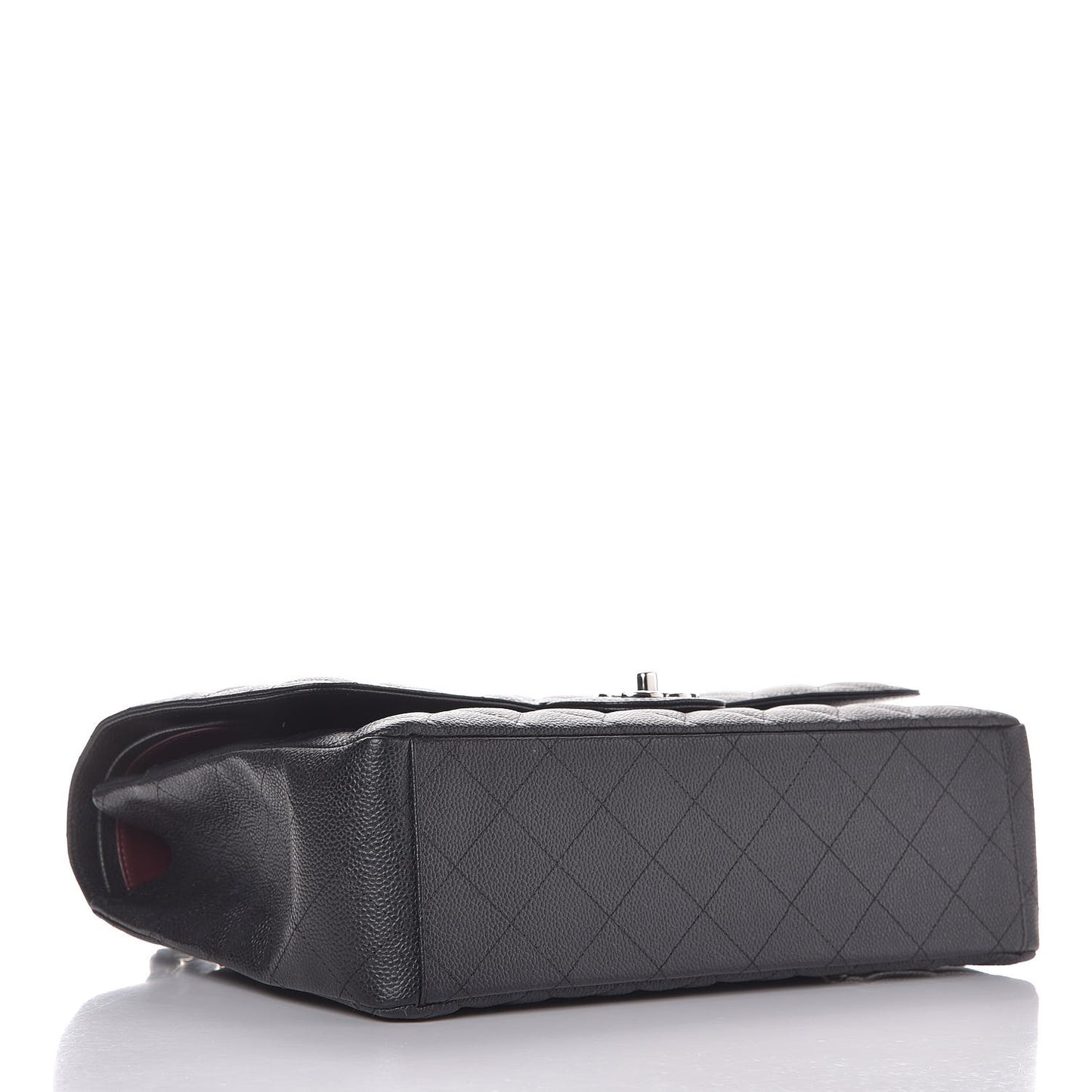 Caviar Quilted Maxi Double Flap Black