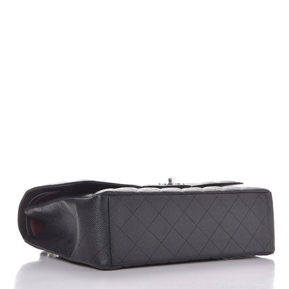 Chanel Caviar Quilted Maxi Double Flap Black 5 of 10