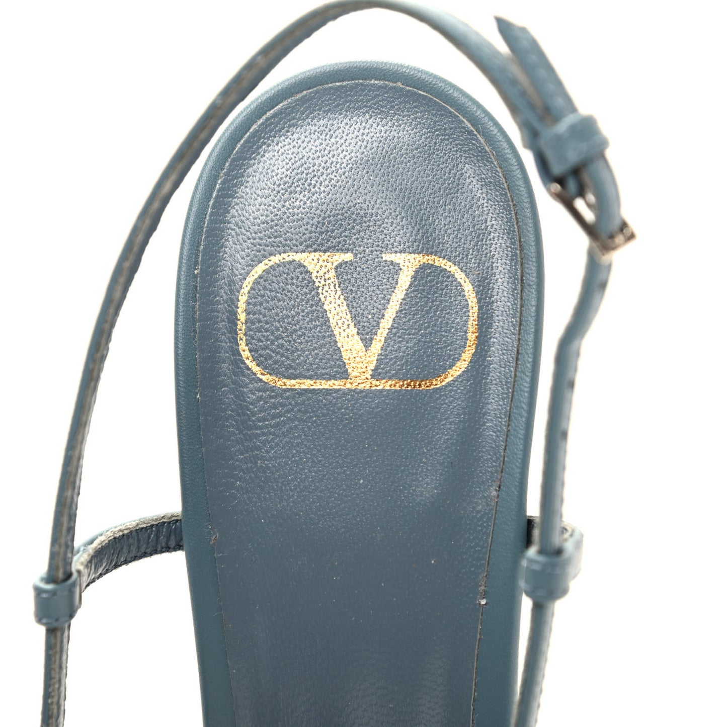 Calfskin Tonal Vlogo Slingback 80mm Pumps 39.5 Amadeus