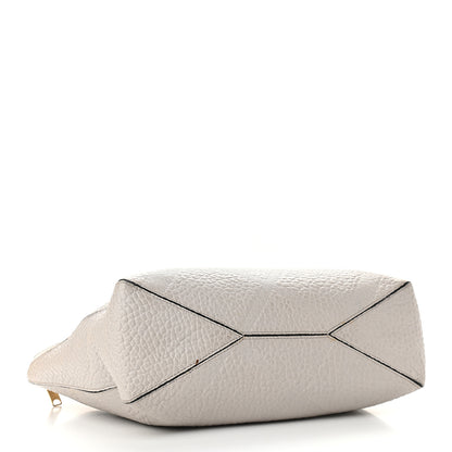 Burberry Heritage Grain Check Embossed Medium Dewsbury Tote Pale Grey 3 of 9
