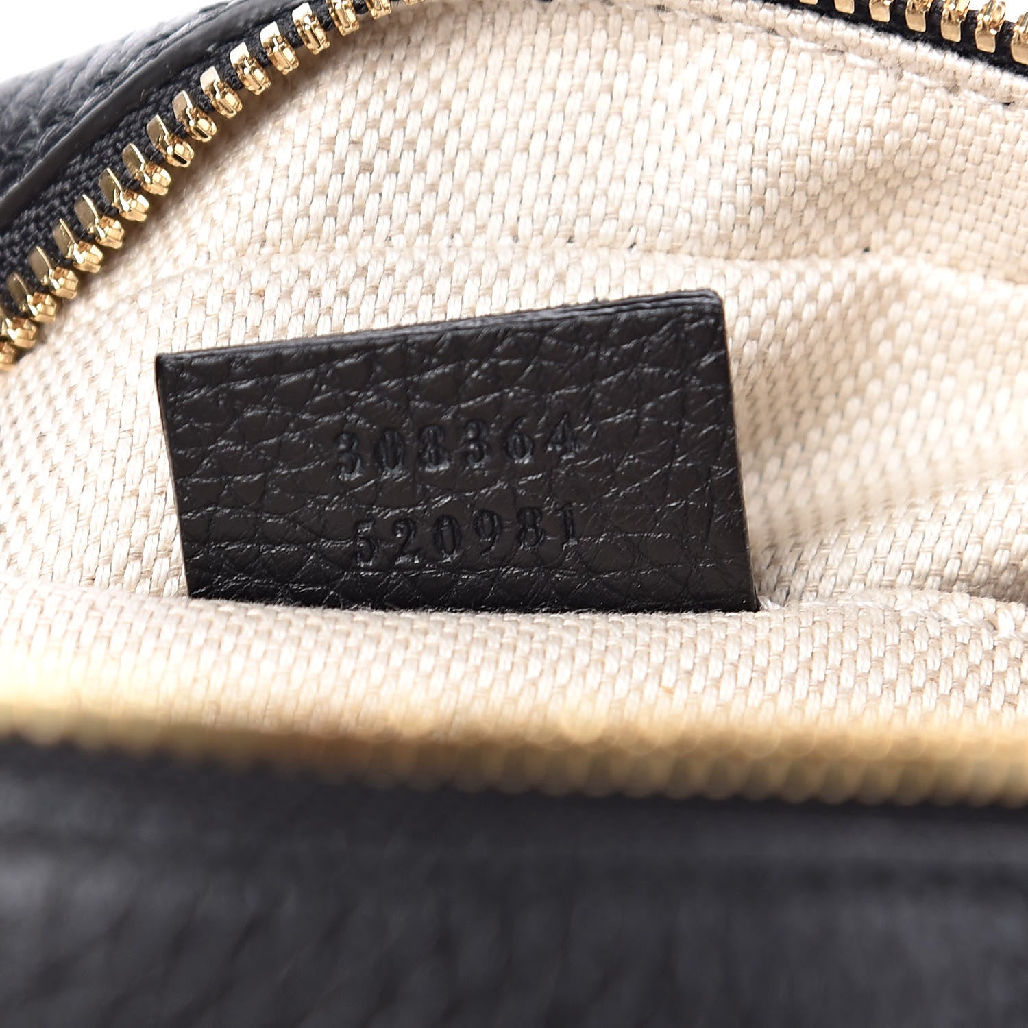 Gucci Pebbled Calfskin Small Soho Disco Bag Black 7 of 10