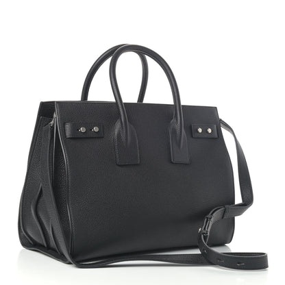 Saint Laurent Grained Calfskin Small Supple Sac De Jour Black 2 of 6