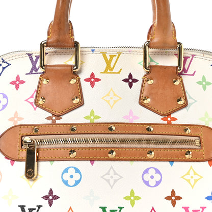 Louis Vuitton Monogram Multicolor Alma White 8 of 13