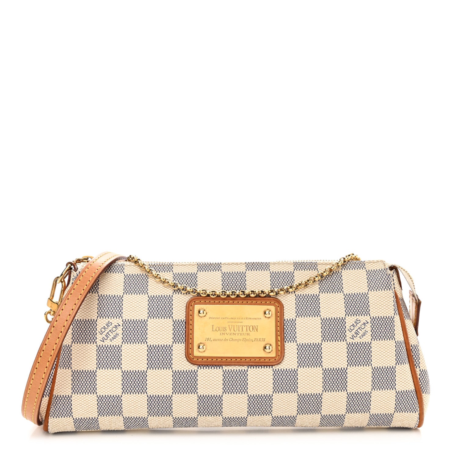 Louis Vuitton Damier Azur Eva Clutch 1 of 15