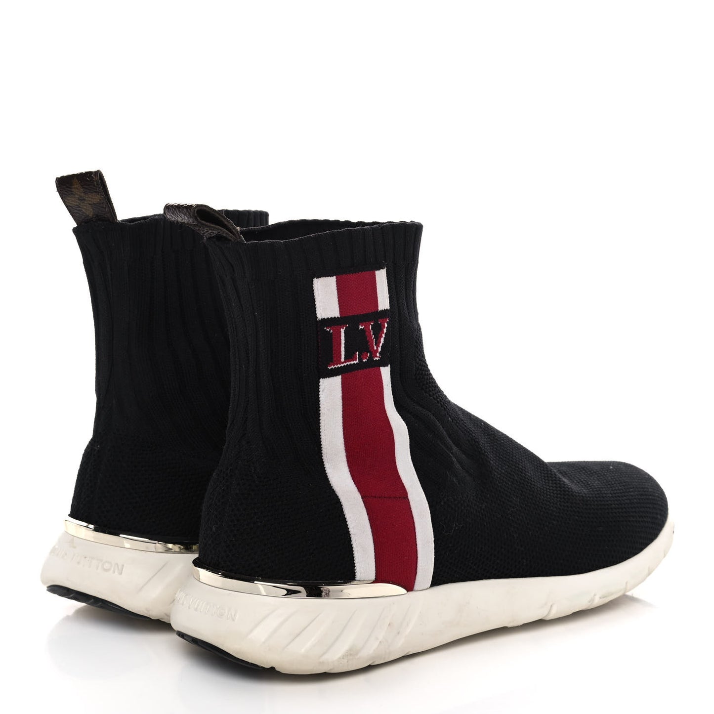 Stretch Fabric Aftergame Sneaker Boots 38 Black