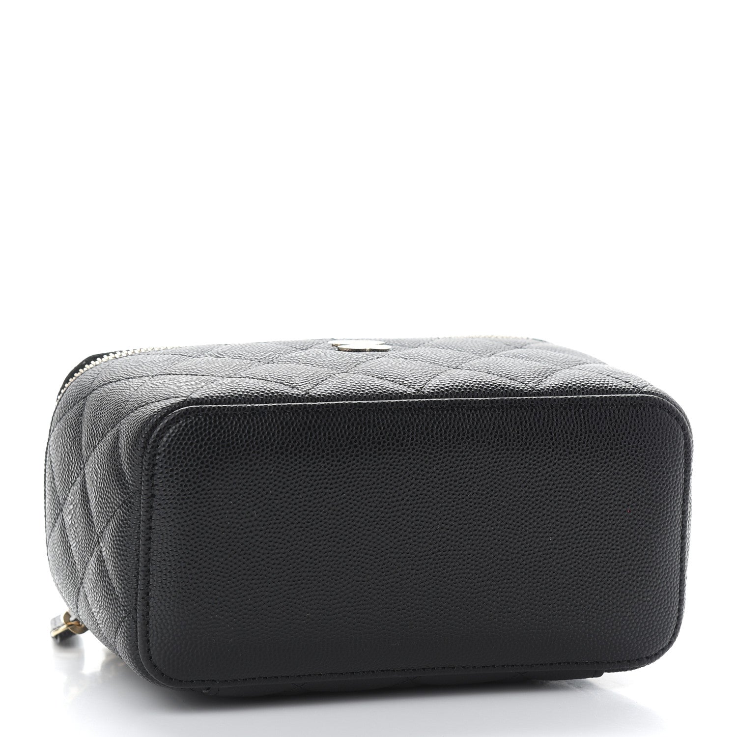 Chanel Caviar Quilted Small Vanity Case With Chain Black 4 of 9