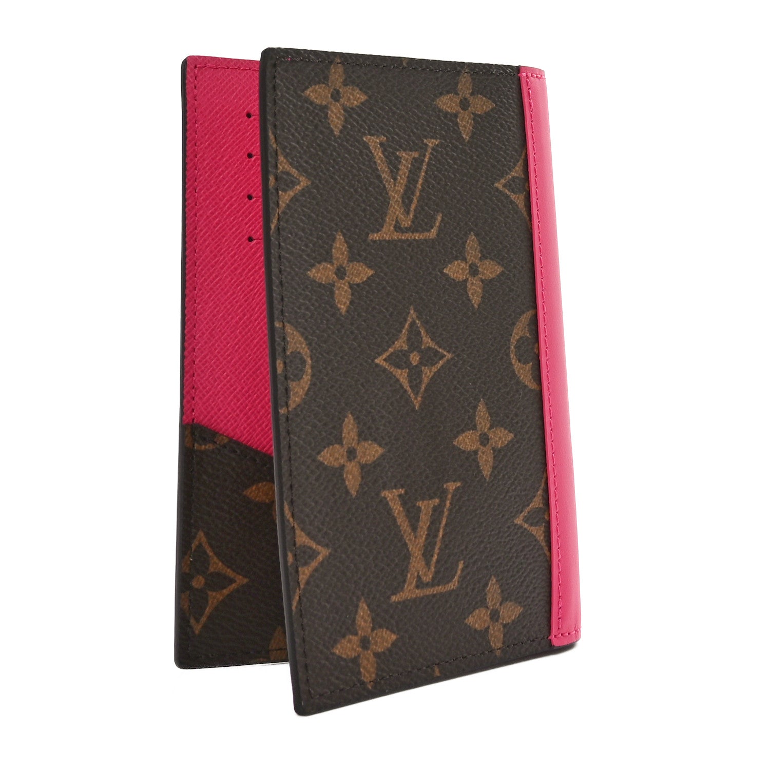 Louis Vuitton Monogram Macassar Passport Cover Fuchsia 2 of 7