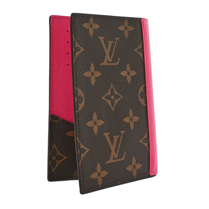 Louis Vuitton Monogram Macassar Passport Cover Fuchsia 2 of 7
