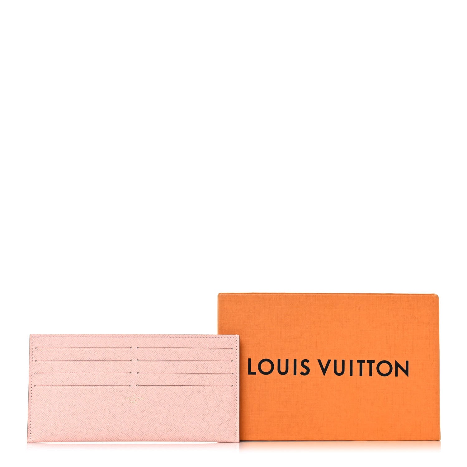 Louis Vuitton Calfskin Felicie Card Holder Insert Rose Ballerine 7 of 7