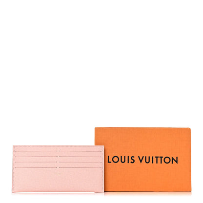Louis Vuitton Calfskin Felicie Card Holder Insert Rose Ballerine 7 of 7