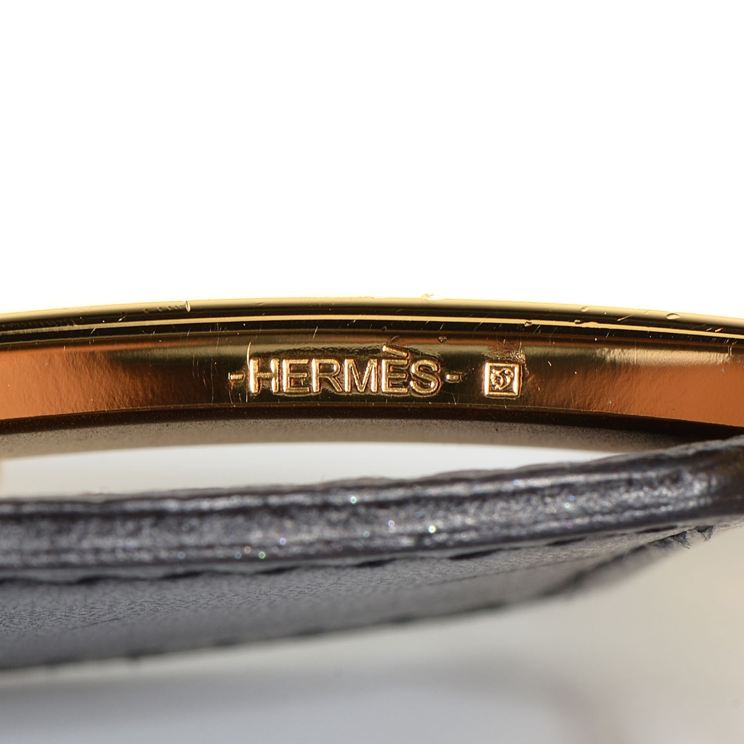 Hermes Box Togo Reversible Brushed Constance 32mm H Belt 95 Noir Ebene 4 of 5