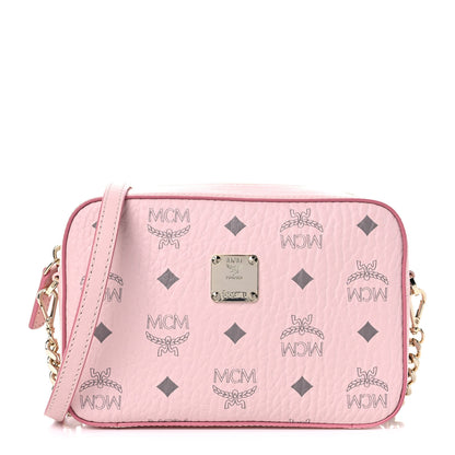 MCM Visetos Camera Crossbody Bag Powder Pink 1 of 11