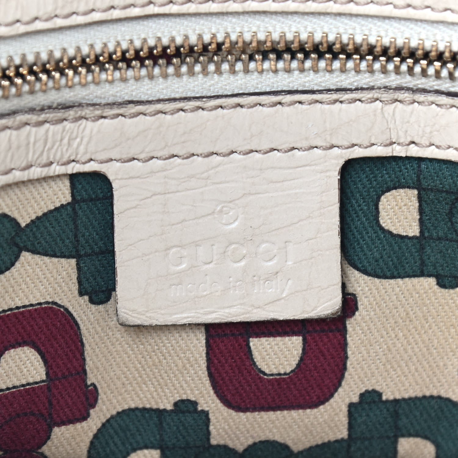 Gucci Monogram Small Jolicoeur Tote White 6 of 16