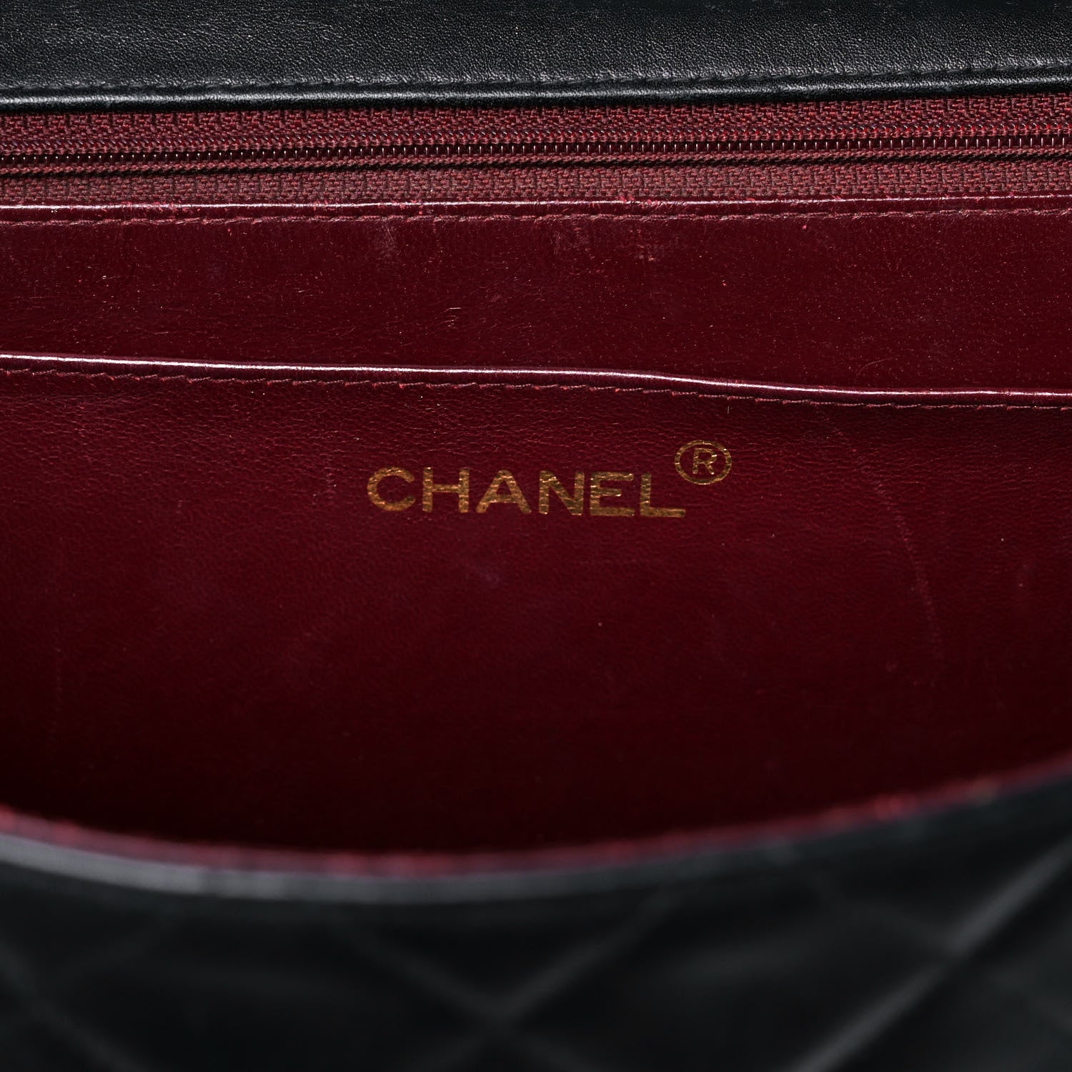 Chanel Lambskin Quilted XL Jumbo Single Flap Black 6 of 17