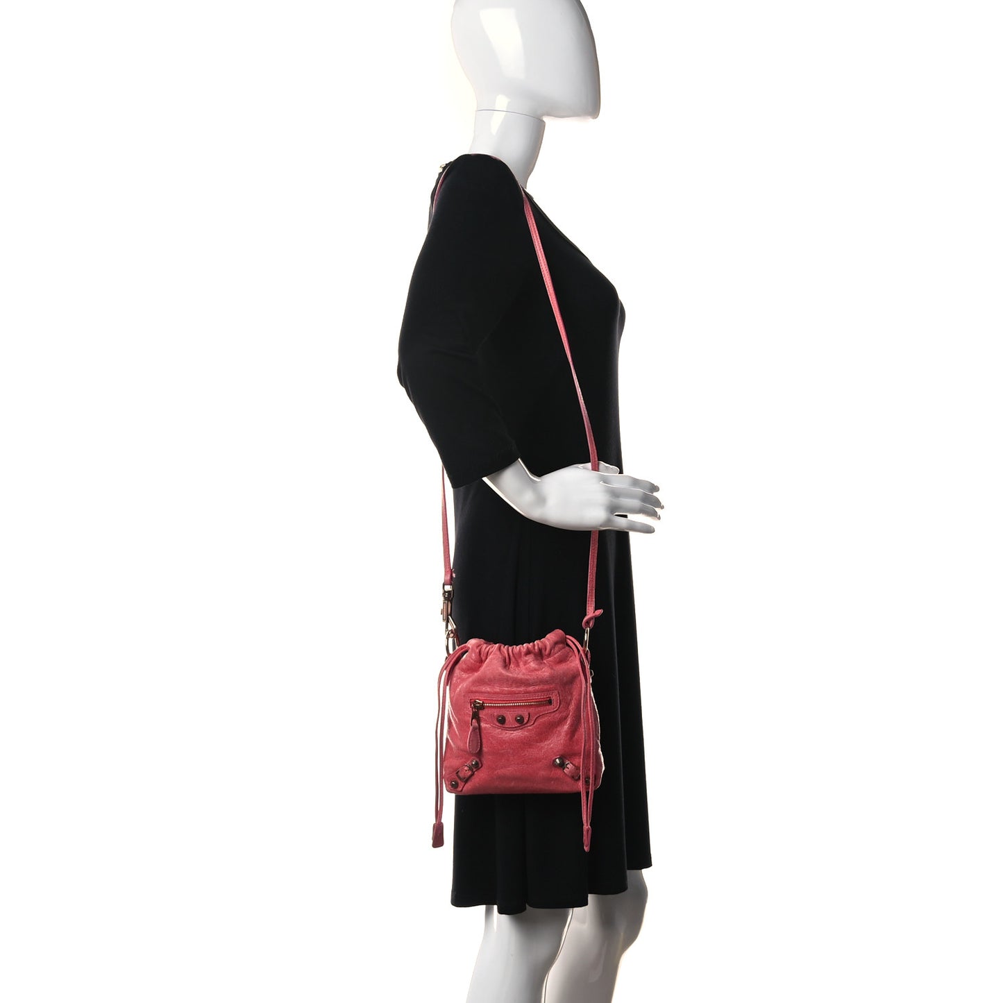Agneau Giant 12 Rose Gold Hardware Mini Move On Grenadine