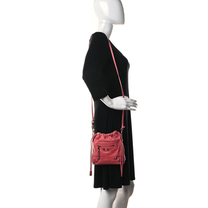 Balenciaga Agneau Giant 12 Rose Gold Hardware Mini Move On Grenadine 2 of 10