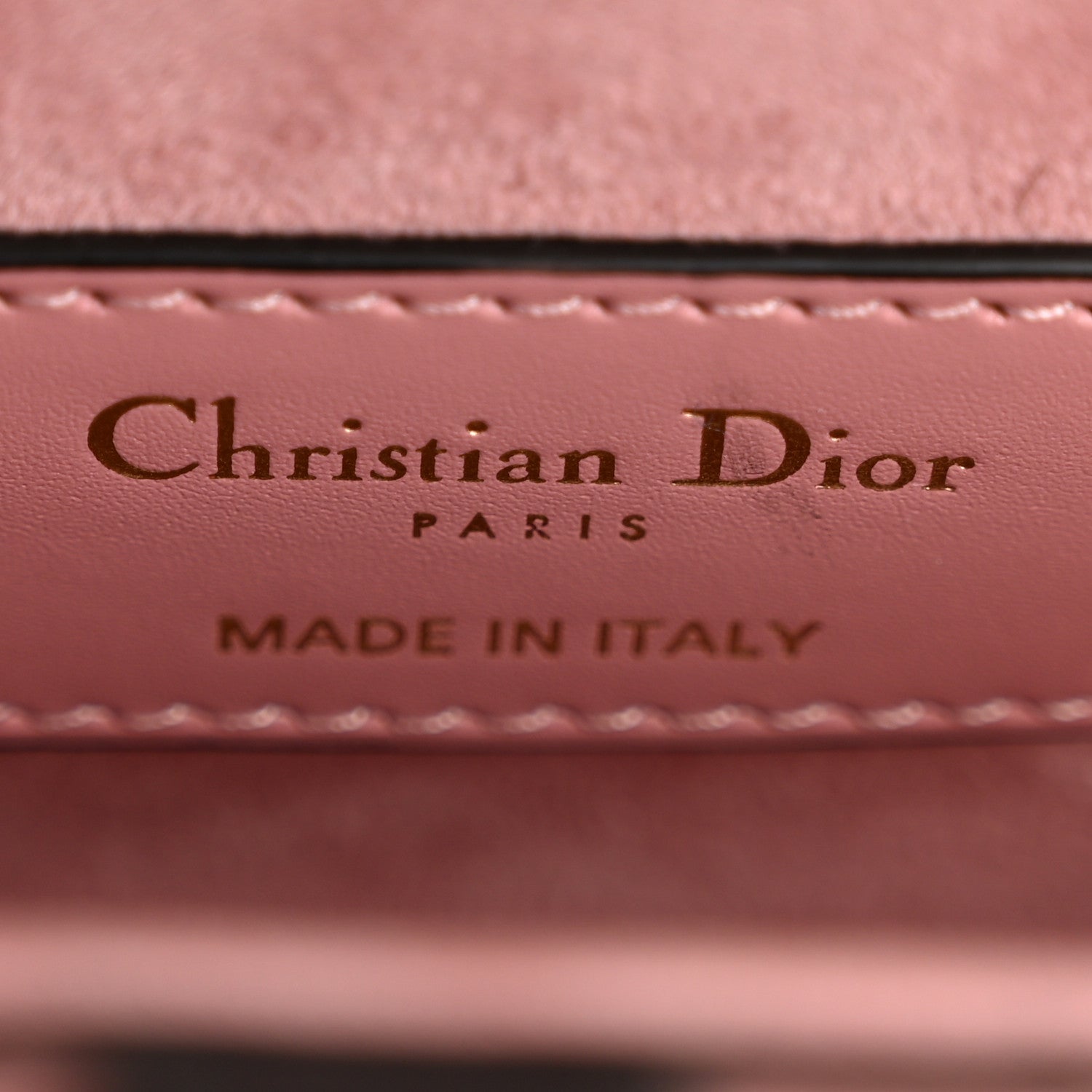 Christian Dior Supple Calfskin Mini Saddle Bag With Strap Old Rose 6 of 13