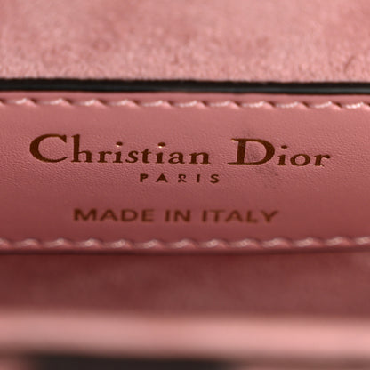 Christian Dior Supple Calfskin Mini Saddle Bag With Strap Old Rose 6 of 13
