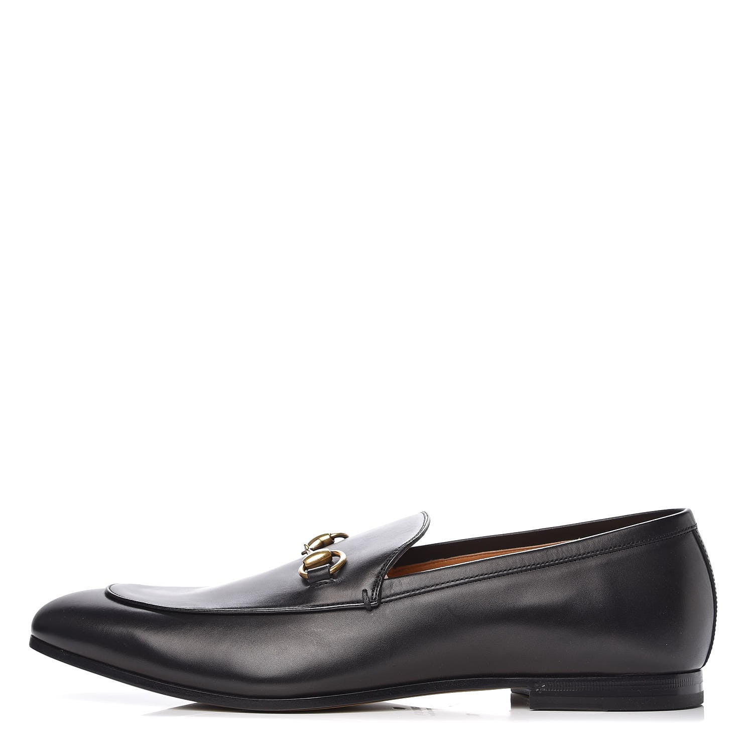 Gucci Calfskin Horsebit Mens Jordaan Loafers 11 Black 1 of 11