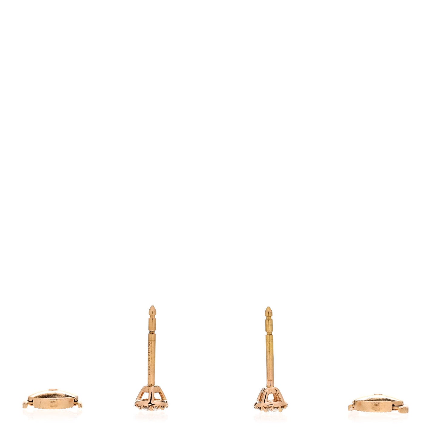 Rose Gold Diamond .16ctw Mini Soleste Earrings