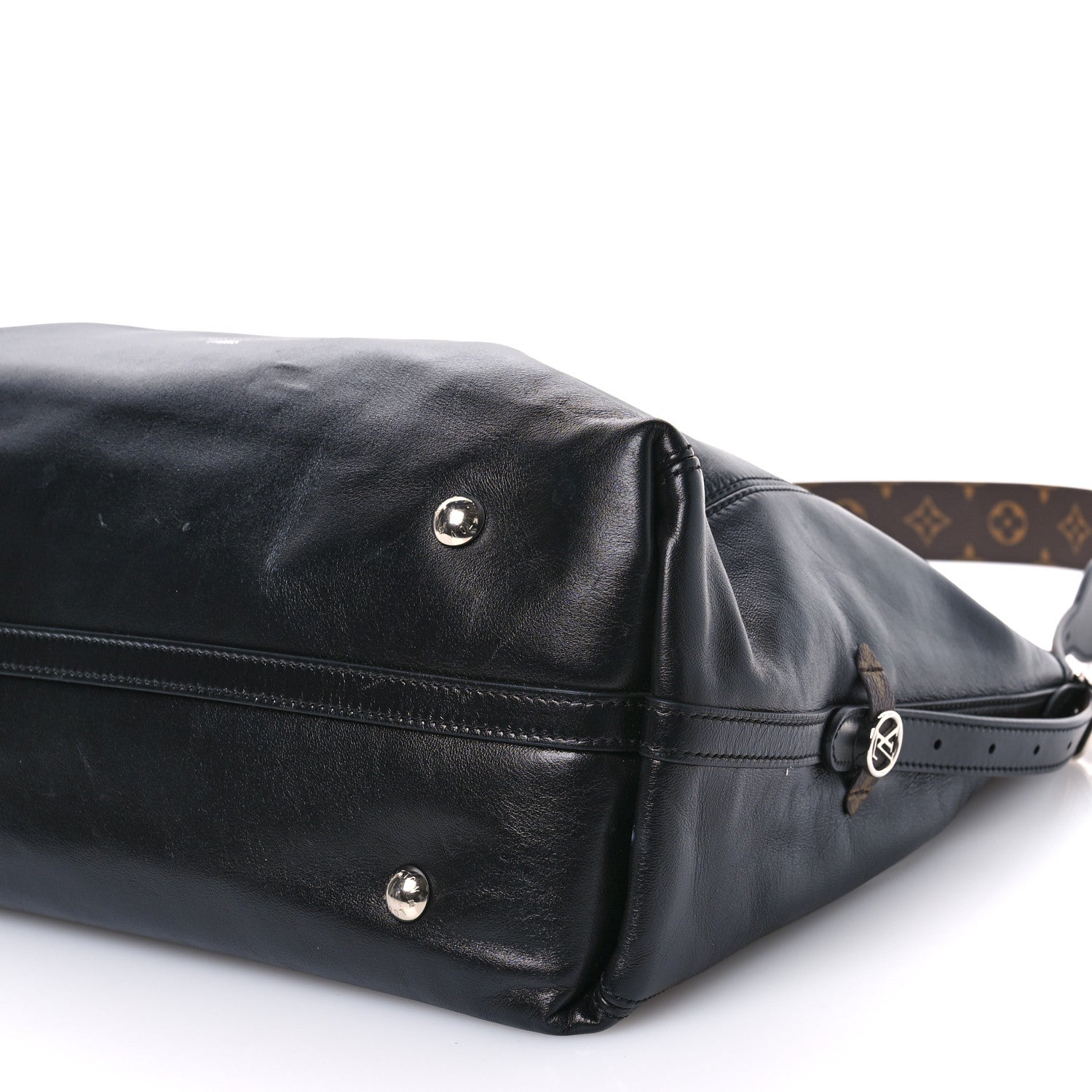 Louis Vuitton Lambskin CarryAll Vibe MM Black 10 of 10
