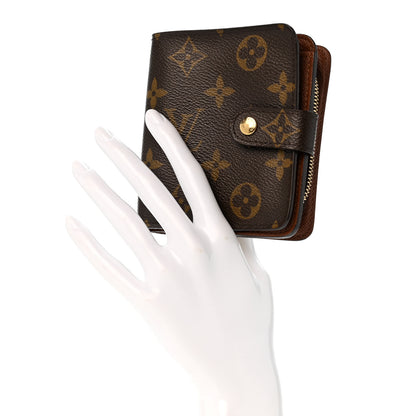 Louis Vuitton Monogram Compact Zippe Zipped Wallet 2 of 9