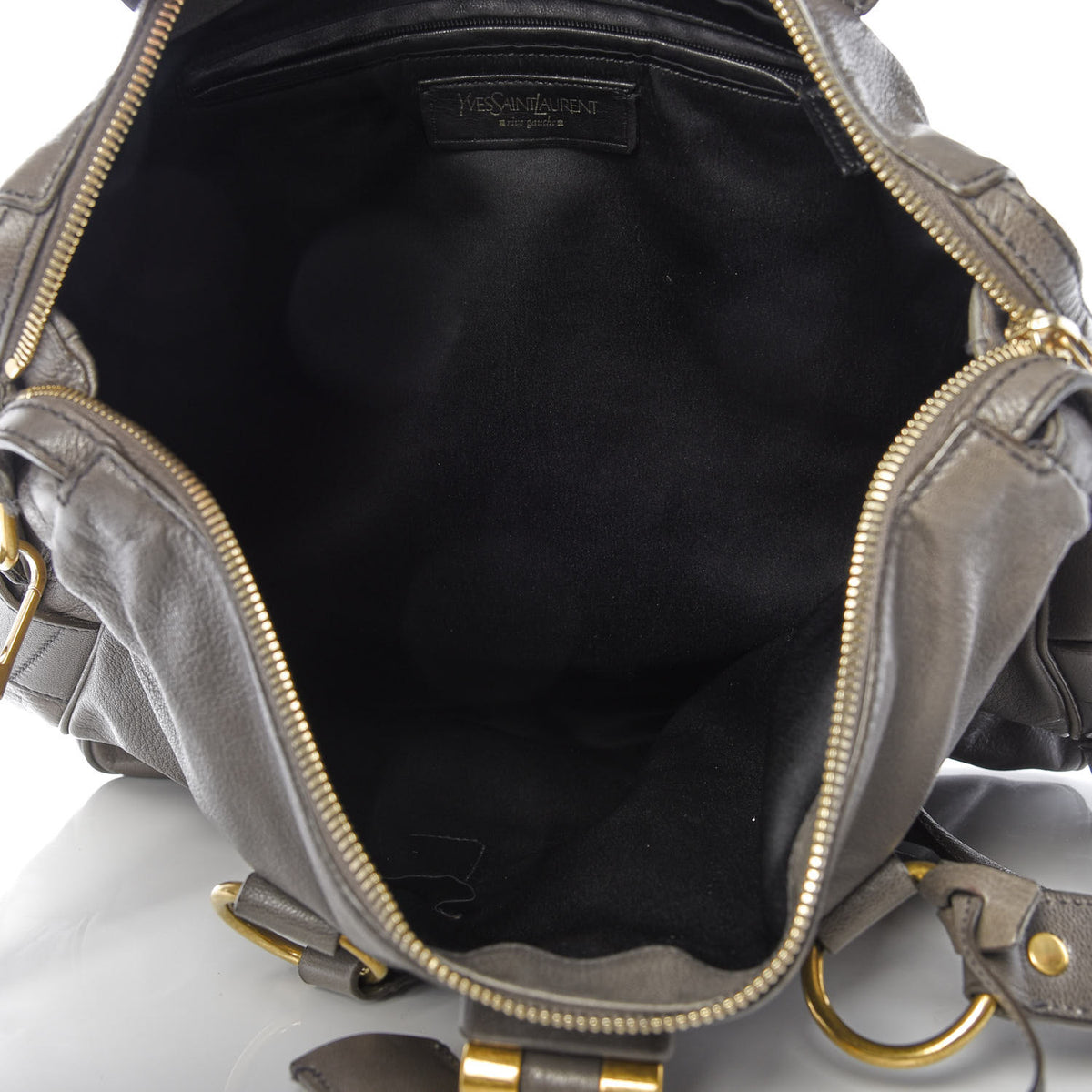 Calfskin Muse Messenger Bag Grey