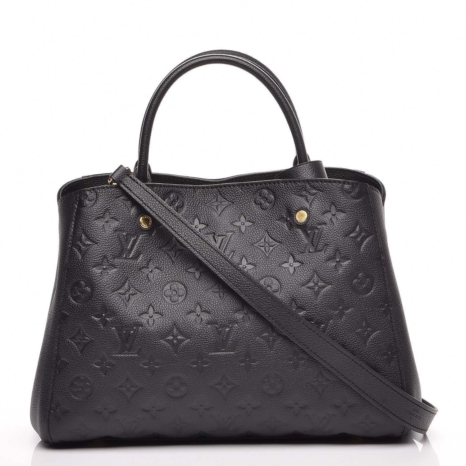 Louis Vuitton Empreinte Montaigne MM Black 1 of 9