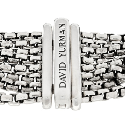 David Yurman Sterling Silver Eight-Row Box Chain Bracelet 3 of 3