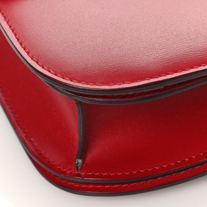 Celine Box Calfskin Medium Classic Box Flap Bag Red 7 of 8