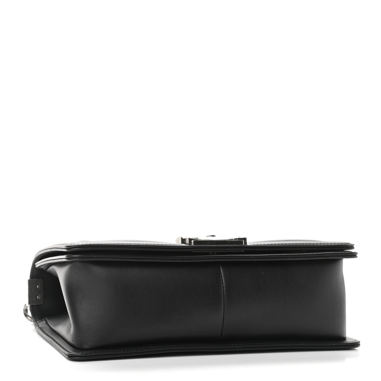 Calfskin Quilted Medium Boy Flap Black