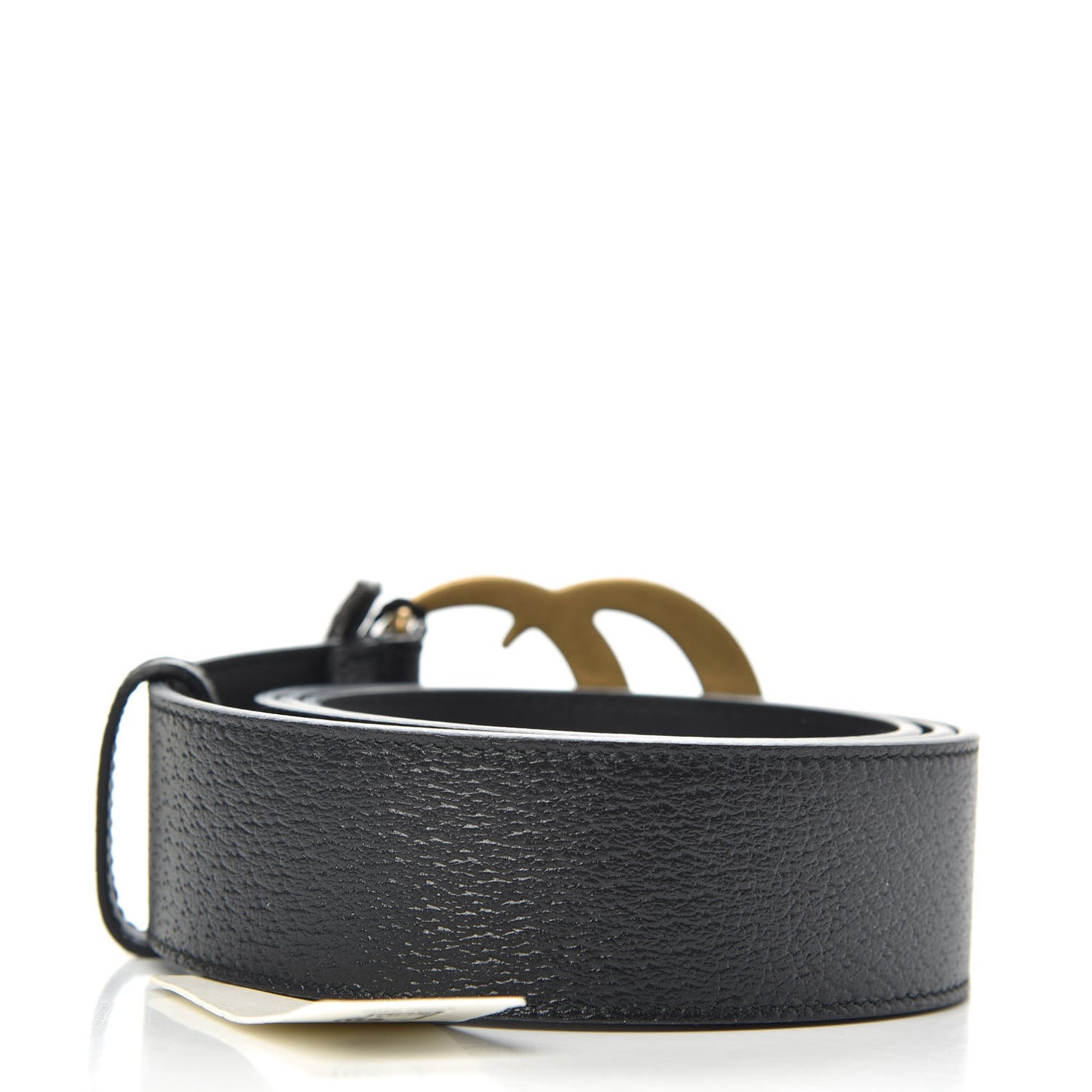 Textured Calfskin Double G 40mm Belt 105 42 Black