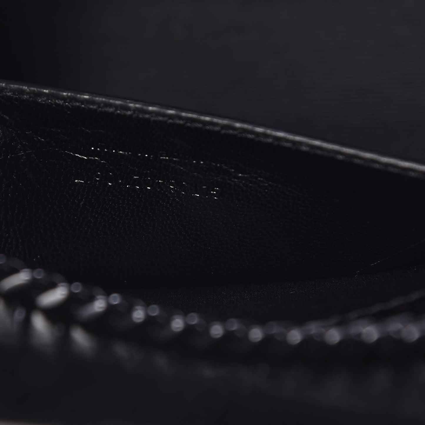 Textured Patent Medium Classic Monogram Kate Satchel Black