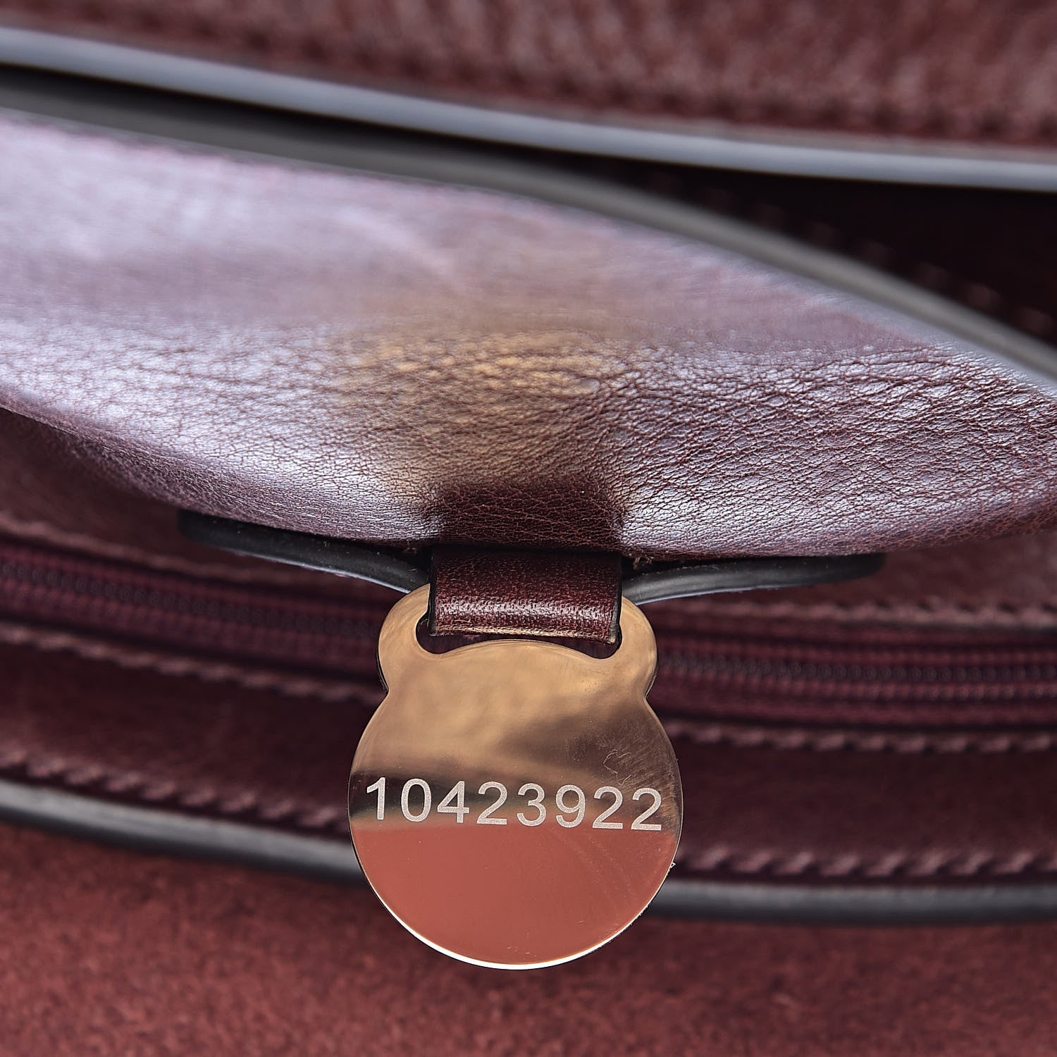 Mulberry Vegetable Tanned Calfskin Small Bayswater Oxblood 7 of 21