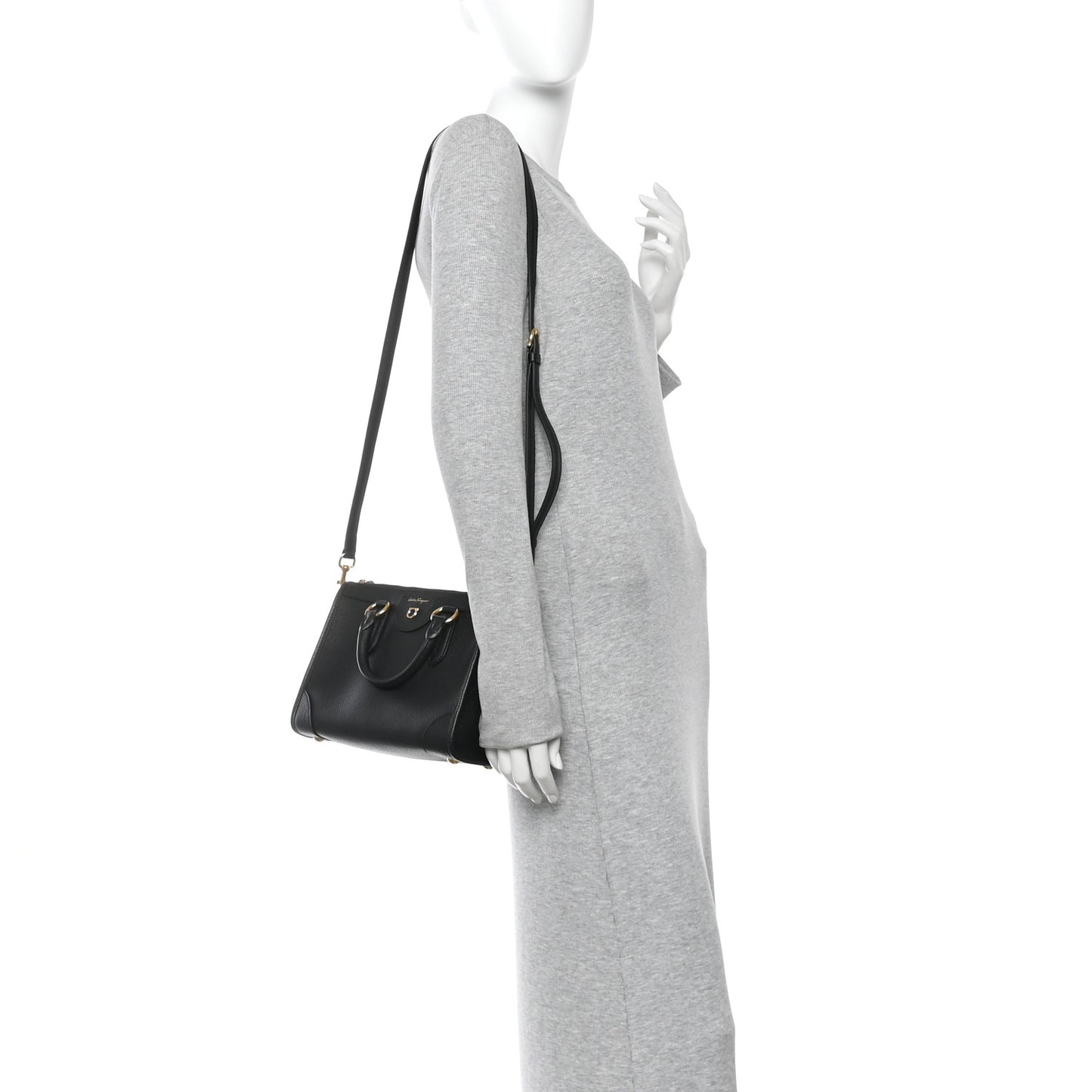 Grained Calfskin 1927 Tote Black