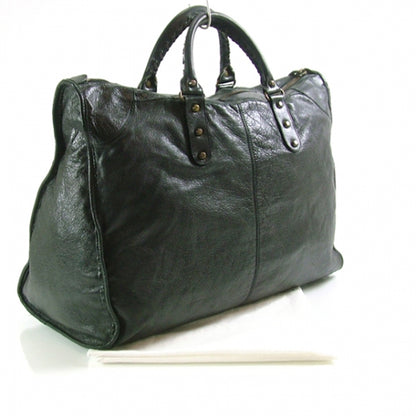 Balenciaga Chevre Weekender Travel Tote Black 3 of 10