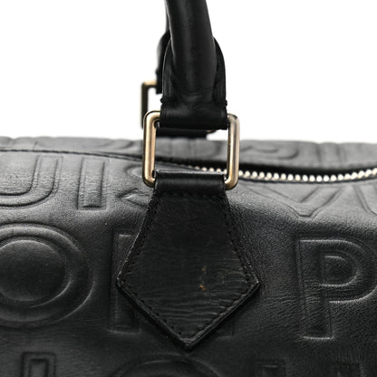 Louis Vuitton Calfskin Embossed Speedy Cube 30 Black 10 of 17