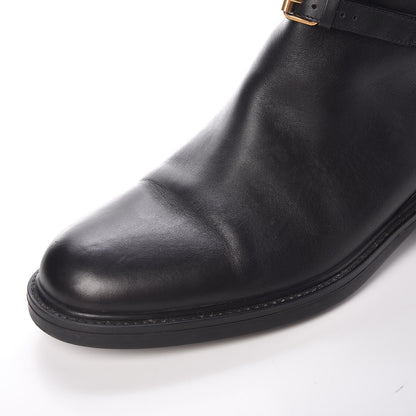 Gucci Calfskin Tess Horsebit Ankle Boots 42 Black 13 of 15