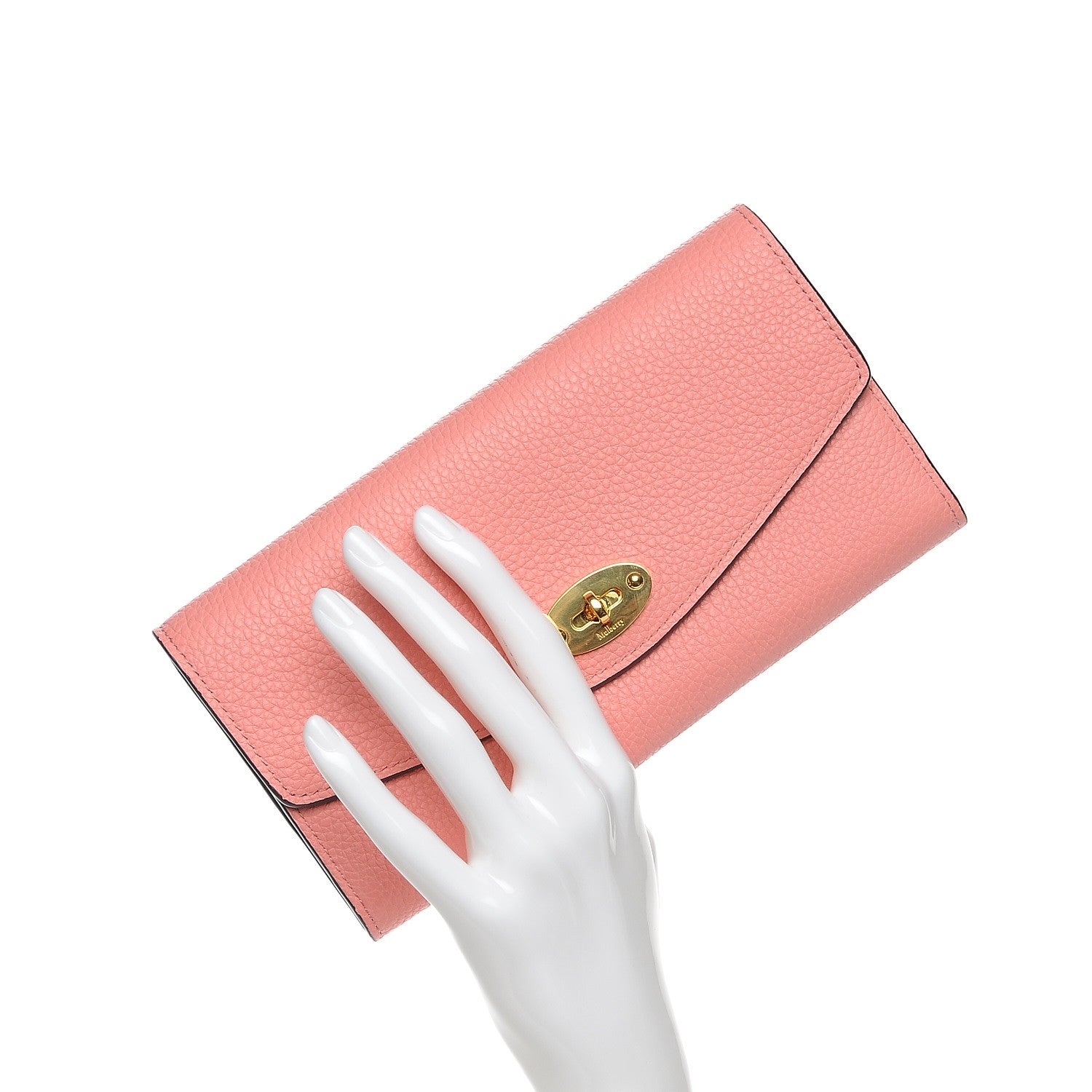 Mulberry Small Classic Grain Darley Wallet Macaroon Pink 2 of 8