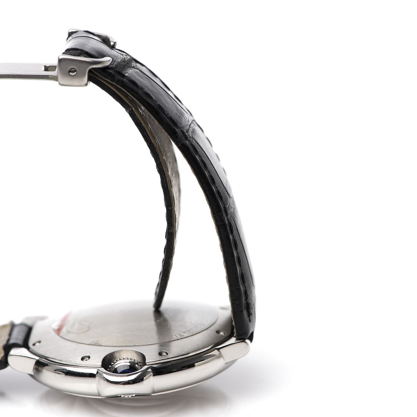 Stainless Steel Alligator 36mm Ballon Bleu De Cartier Automatic Watch